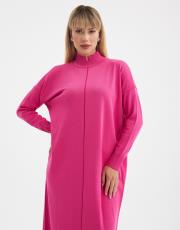 ortadan dikişli elbise  10