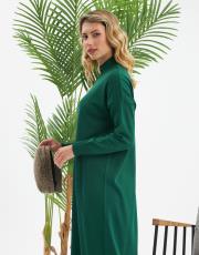 ortadan dikişli elbise  3