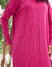 örümcek desen bloklu elbise  7