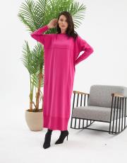 torba şerit detaylı elbise  14