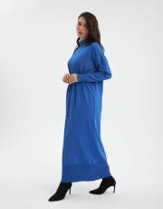 önü ip detaylı elbise 