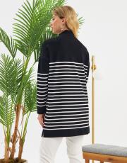 yarım balıkçı çizgili tunik  12
