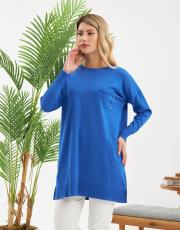 cepli düğme detaylı tunik  5