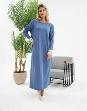 yakası simli elbise   9